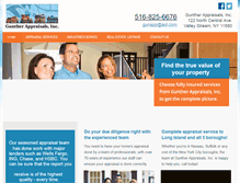 Tablet Screenshot of guntherappraisalsinc.com